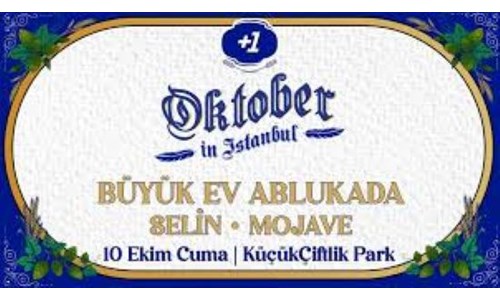 '+1 SUNAR: OKTOBER IN ISTANBUL' 10-11-12 EKİM’DE  KÜÇÜKÇİFTLİK PARK’TA