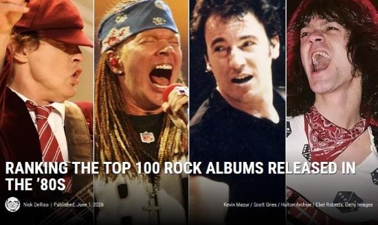 SEKSENLİ YILLARIN EN İYİ 100 ROCK ALBÜMÜ